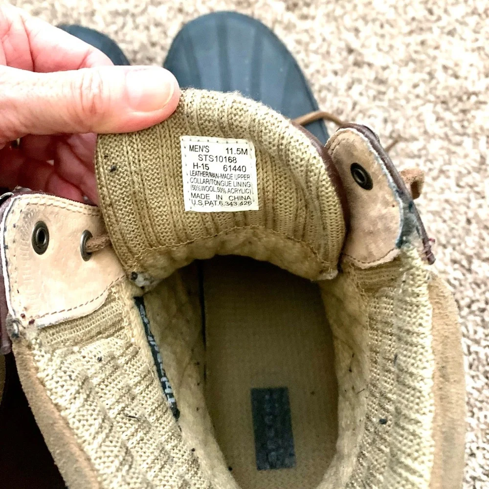 SPERRY duck boots EUC